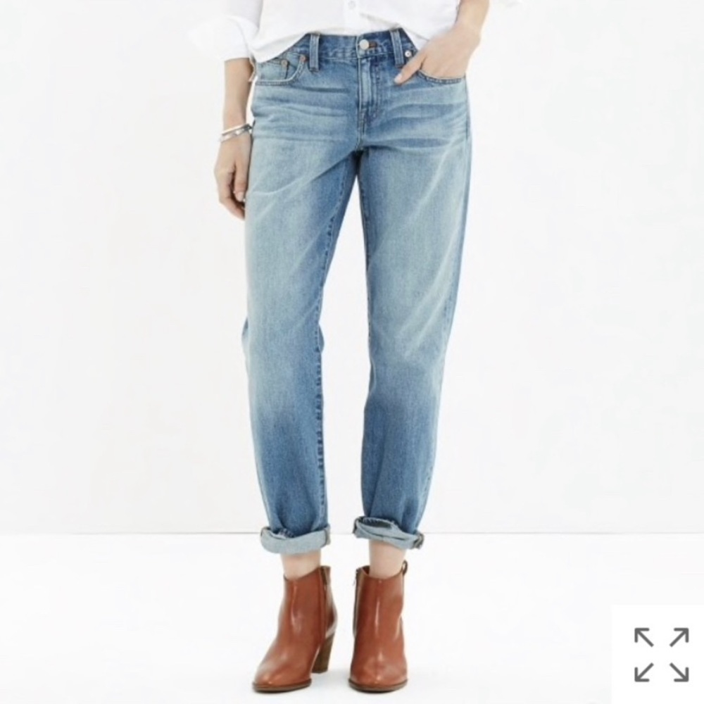 Madewell Boyjean Light Wash